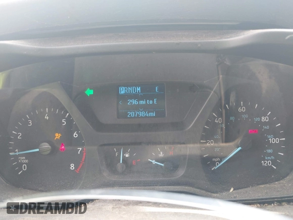 2018 Ford Transit with VIN 1FTYR1CM3JKB05523, listed as a IAAI auction lot 41918124 with 207,984 mi miles and . Bid and sale history available at DreamBid. Image 7.