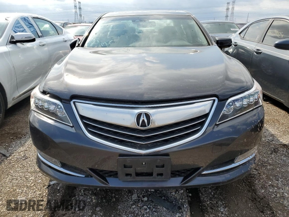 2015 Acura RLX Technology with VIN JH4KC1F52FC000239, listed as a Copart auction lot 53490885 with 34,540 mi miles and Salvage title. Bid and sale history available at DreamBid. Image 5.