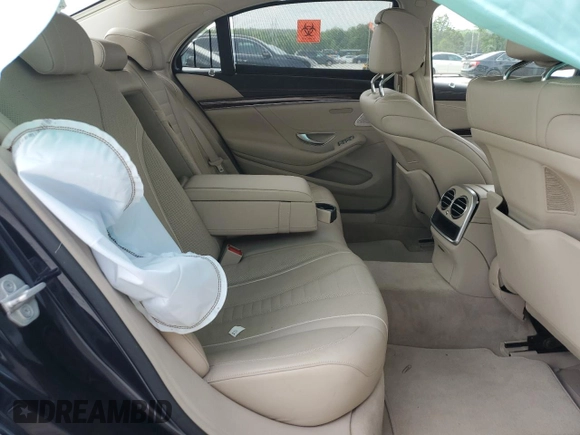 2015 Mercedes-Benz S 550 z VIN WDDUG8CB9FA157379, wystawiony jako Copart lot #56867245 z przebiegiem 64 665 mil mil oraz Szkoda całkowita • Salvage title. Historia ofert i sprzedaży dostępna na DreamBid. Obrazek 10.
