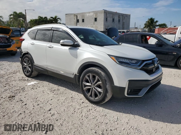 2021 Honda CR-V Touring with VIN 7FARW1H95ME006354, listed as a Copart auction lot 88819855 with 48,143 mi miles and Salvage Title. Bid and sale history available at carsss.com. Image 4.