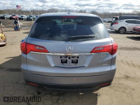 2015 Acura RDX Tech Pkg with VIN 5J8TB4H51FL011998, listed as a Copart auction lot 49601635 with 68,374 mi miles and Salvage Title. Bid and sale history available at carsss.com. Image 6.