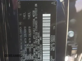 2025 Lexus RX 350 с VIN 2T2BAMBA5SC058340, выставлен на аукционе Copart как лот 56128745 с пробегом 2 474 миль миль и Списание • Salvage title. История ставок и продаж доступна на DreamBid. Изображение 13.