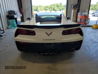 2019 Chevrolet Corvette Grand Sport 1LT with VIN 1G1YW2D77K5112233, listed as a Copart auction lot 62340224 with 56,653 mi miles and Salvage Title. Bid and sale history available at carsss.com. Image 6.