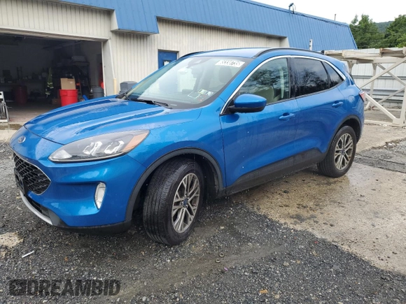 2021 Ford Escape SEL z VIN 1FMCU9H61MUA65237, wystawiony jako Copart lot #65338735 z przebiegiem 92 741 mil mil oraz Czysty tytuł • Clean title. Historia ofert i sprzedaży dostępna na DreamBid. Obrazek 1.