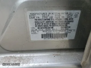 2013 Nissan Sentra SR with VIN 3N1AB7AP9DL561196, listed as a Copart auction lot 52238015 with 0 mi miles and Clean Title. Bid and sale history available at carsss.com. Image 12.