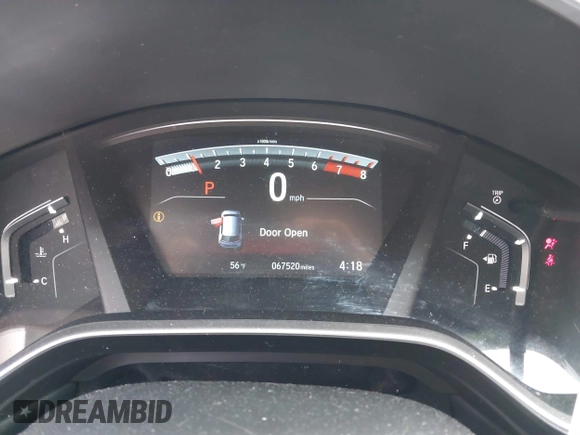 2017 Honda CR-V EX with VIN 2HKRW2H54HH641846, listed as a IAAI auction lot 41872869 with 67,520 mi miles. Bid and sale history available at carsss.com. Image 7.