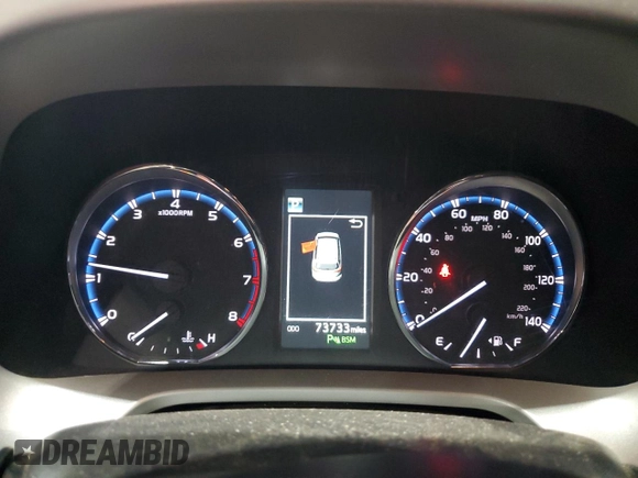 2016 Toyota RAV4 Limited with VIN 2T3YFREV8GW265040, listed as a Copart auction lot 54745845 with 73,733 mi miles and Salvage title. Bid and sale history available at DreamBid. Image 9.