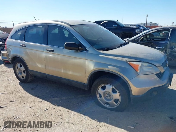 2007 Honda CR-V LX with VIN JHLRE38397C007842, listed as a IAAI auction lot 41411153 with 297,262 mi miles. Bid and sale history available at carsss.com. Image 1.