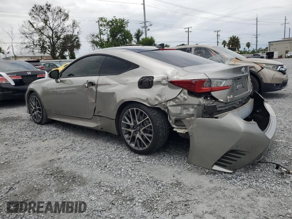 2015 Lexus RC 350 F Sport with VIN JTHHE5BC3F5009665, listed as a Copart auction lot 63131955 with 117,132 mi miles and Salvage title. Bid and sale history available at DreamBid. Image 2.