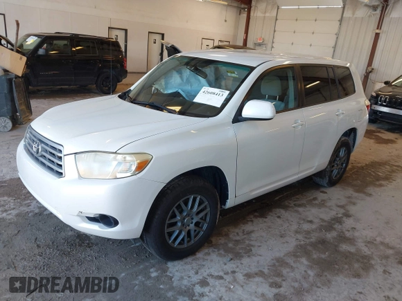 2008 Toyota Highlander with VIN JTEES41A582028404, listed as a IAAI auction lot 42608413 with 225,070 mi miles and . Bid and sale history available at DreamBid. Image 2.