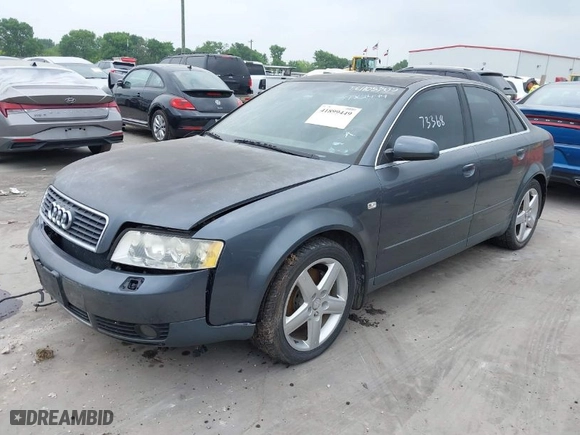 2003 Audi A4 3.0L with VIN WAULT68EX3A140754, listed as a IAAI auction lot 41899449 with 73,368 mi miles. Bid and sale history available at carsss.com. Image 2.