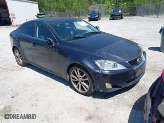 2006 Lexus IS 250 Manual with VIN JTHBK262462019928, listed as a IAAI auction lot 42008086 with 158,330 mi miles. Bid and sale history available at carsss.com. Image 1.