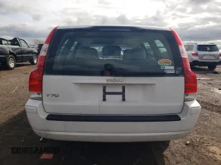 2006 Volvo V70 2.4L with VIN YV1SW640262595736, listed as a Copart auction lot 72063874 with 144,987 mi miles and Salvage Title. Bid and sale history available at carsss.com. Image 6.