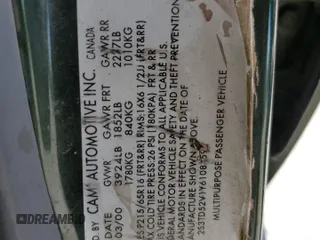 2000 Suzuki Vitara JX z VIN 2S3TD52V1Y6108459, wystawiony jako Copart lot #75526644 z przebiegiem 263 433 mil mil oraz Szkody całkowita. Historia ofert i sprzedaży dostępna na DreamBid. Obrazek 13.