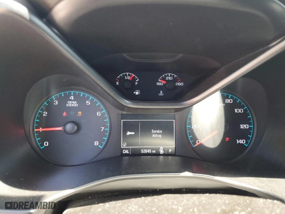 2017 Chevrolet Colorado 2WD WT with VIN 1GCGSBEN3H1305782, listed as a Copart auction lot 60670354 with 52,645 mi miles and Salvage Title. Bid and sale history available at carsss.com. Image 9.
