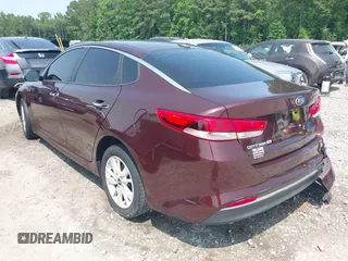 2016 Kia Optima LX with VIN 5XXGT4L36GG115293, listed as a IAAI auction lot 42383832 with 189,402 mi miles and . Bid and sale history available at DreamBid. Image 3.