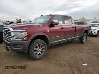 2019 Ram 2500 Laramie Longhorn with VIN 3C6UR5LL4KG661577, listed as a Copart auction lot 45348055 with 186,886 mi miles and Salvage title. Bid and sale history available at DreamBid. Image 1.