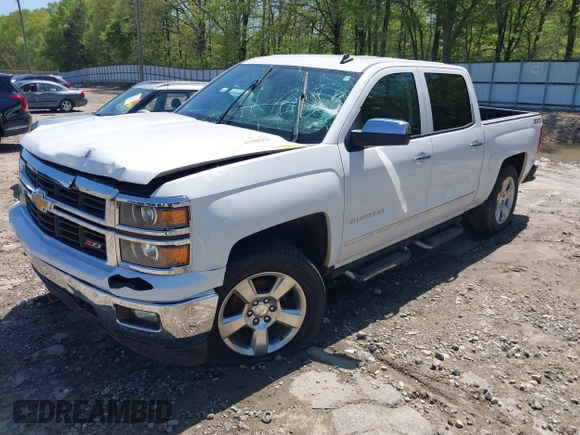 2014 Chevrolet Silverado 1500 LTZ with VIN 3GCUKSECXEG446055, listed as a IAAI auction lot 41988435 with 165,833 mi miles and . Bid and sale history available at DreamBid. Image 2.