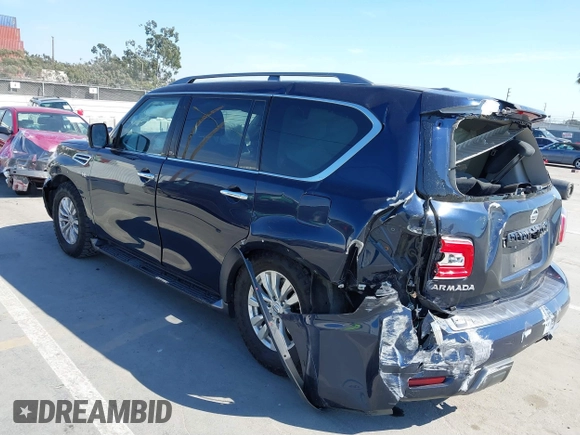 2019 Nissan Armada SL z VIN JN8AY2ND0KX008716, wystawiony jako IAAI lot #41891276 z przebiegiem 113 822 mil mil oraz . Historia ofert i sprzedaży dostępna na DreamBid. Obrazek 3.
