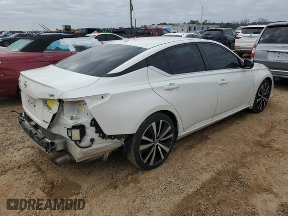2020 Nissan Altima SR with VIN 1N4AL4CVXLN309644, listed as a Copart auction lot 43549275 with 75,653 mi miles and Salvage Title. Bid and sale history available at carsss.com. Image 3.