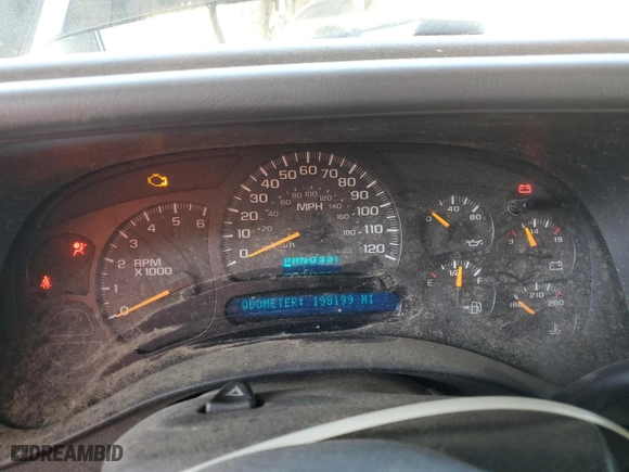 2004 Chevrolet Silverado 1500 Crew Cab Z71 with VIN 2GCEK13T541390020, listed as a Copart auction lot 74220454 with 198,199 mi miles and Clean Title. Bid and sale history available at carsss.com. Image 9.