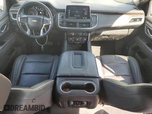 2021 Chevrolet Suburban Premier with VIN 1GNSKFKT4MR341875, listed as a Copart auction lot 54381194 with 66,731 mi miles and Salvage Title. Bid and sale history available at DreamBid. Image 8.