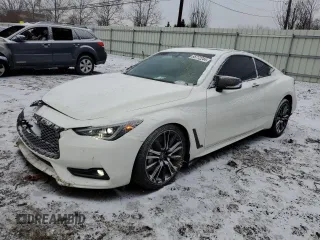 2018 Infiniti Q60 Sport with VIN JN1EV7EL2JM391801, listed as a Copart auction lot 85772244 with 70,412 mi miles and Non repairable. Bid and sale history available at DreamBid. Image 1.
