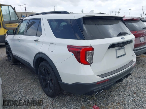 2020 Ford Explorer ST with VIN 1FM5K8GC0LGA44781, listed as a IAAI auction lot 41674321 with 45,950 mi miles. Bid and sale history available at carsss.com. Image 3.