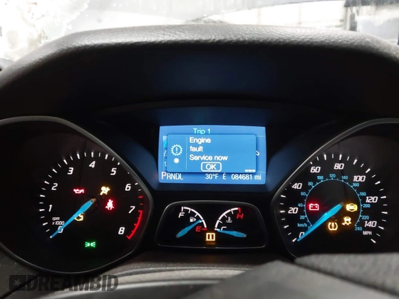 2013 Ford Focus SE with VIN 1FADP3F22DL270686, listed as a IAAI auction lot 40560064 with 84,681 mi miles and . Bid and sale history available at DreamBid. Image 7.