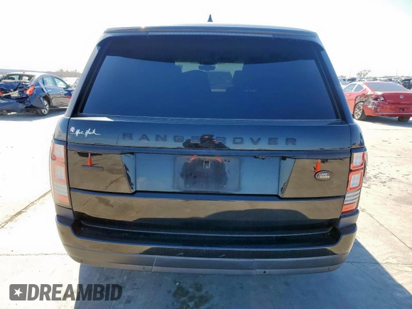 2017 Land Rover Range Rover with VIN SALGS5FE0HA347500, listed as a Copart auction lot 46118235 with 104,637 mi miles and Clean title. Bid and sale history available at DreamBid. Image 6.