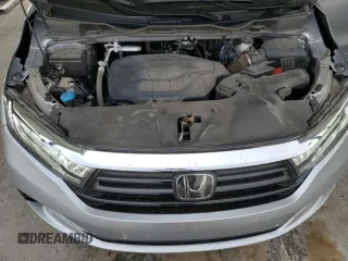 2022 Honda Odyssey EX-L with VIN 5FNRL6H75NB059962, listed as a Copart auction lot 51464615 with 40,608 mi miles and Salvage Title. Bid and sale history available at DreamBid. Image 12.