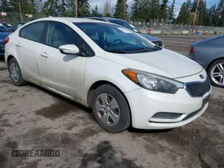2015 Kia Forte LX with VIN KNAFX4A63F5258103, listed as a IAAI auction lot 41980166 with 144,350 mi miles. Bid and sale history available at carsss.com. Image 1.