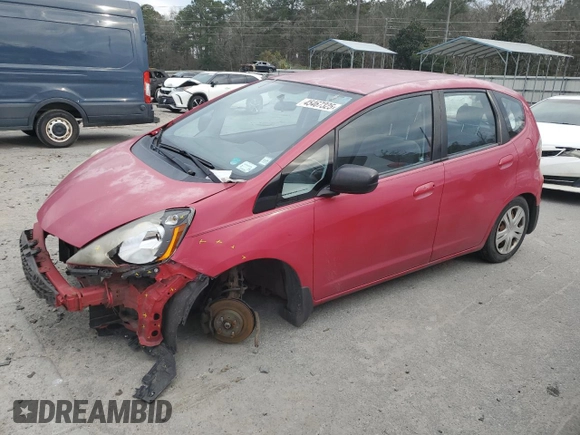 2009 Honda Fit with VIN JHMGE88289S014510, listed as a Copart auction lot 45467325 with 185,236 mi miles and Salvage Title. Bid and sale history available at carsss.com. Image 1.