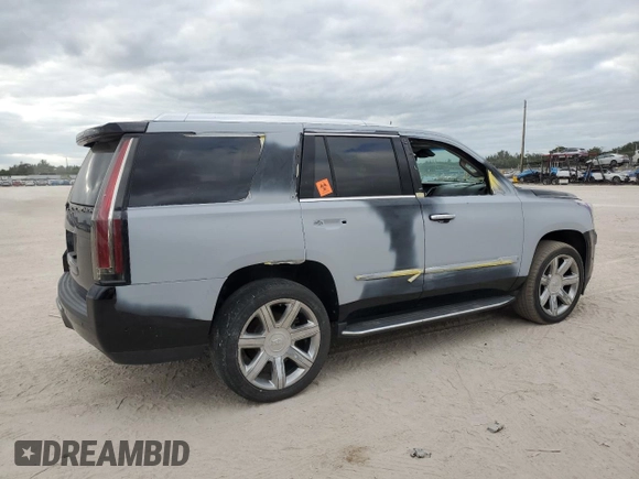 2018 Cadillac Escalade Luxury z VIN 1GYS3BKJ9JR198263, wystawiony jako Copart lot #81517084 z przebiegiem Nie podano mil oraz Szkody całkowita. Historia ofert i sprzedaży dostępna na DreamBid. Obrazek 3.