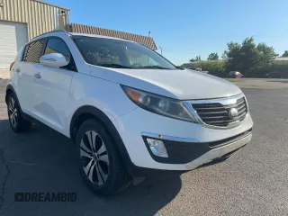 2013 Kia Sportage EX z VIN KNDPC3A27D7427616, wystawiony jako Copart lot #59427495 z przebiegiem 172 421 mil mil oraz Czysty tytuł • Clean title. Historia ofert i sprzedaży dostępna na DreamBid. Obrazek 1.