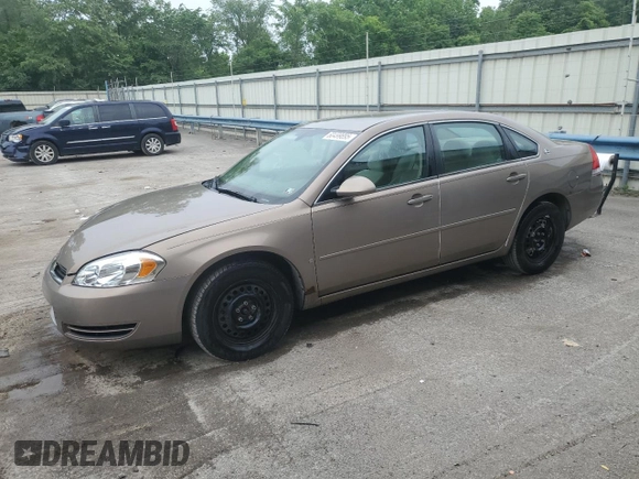 2006 Chevrolet Impala LS z VIN 2G1WB58KX69170056, wystawiony jako Copart lot #60499895 z przebiegiem 106 632 mil mil oraz Szkoda całkowita • Salvage title. Historia ofert i sprzedaży dostępna na DreamBid. Obrazek 1.
