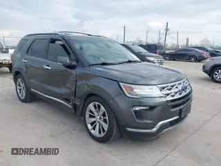 2018 Ford Explorer Limited z VIN 1FM5K7FH5JGC84624, wystawiony jako IAAI lot #41509953 z przebiegiem 133 695 mil mil oraz . Historia ofert i sprzedaży dostępna na DreamBid. Obrazek 1.