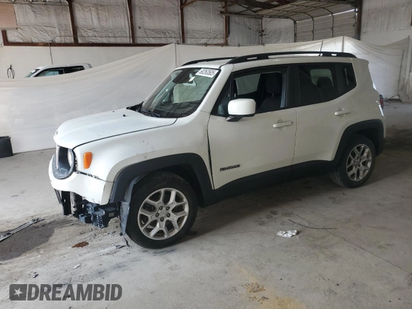2018 Jeep Renegade Latitude z VIN ZACCJABB0JPH19596, wystawiony jako Copart lot #60263505 z przebiegiem 88 480 mil mil oraz Szkoda całkowita • Salvage title. Historia ofert i sprzedaży dostępna na DreamBid. Obrazek 1.