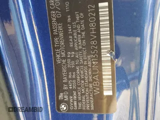 2008 BMW 1 Series 128i with VIN WBAUN13528VH80212, listed as a Copart auction lot 74763044 with 67,918 mi miles and Salvage Title. Bid and sale history available at carsss.com. Image 12.