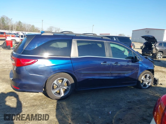 2020 Honda Odyssey Touring with VIN 5FNRL6H89LB015744, listed as a IAAI auction lot 41495735 with 106,440 mi miles and . Bid and sale history available at DreamBid. Image 13.