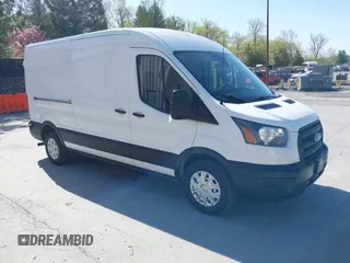 2020 Ford Transit Cargo with VIN 1FTBR1C85LKA60760, listed as a IAAI auction lot 42150857 with 52,548 mi miles. Bid and sale history available at carsss.com. Image 1.