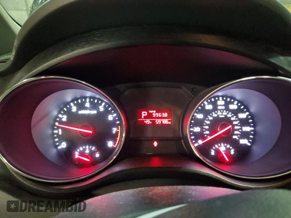 2016 Kia Sedona L with VIN KNDMA5C13G6184549, listed as a Copart auction lot 48120105 with 59,786 mi miles and Salvage Title. Bid and sale history available at DreamBid. Image 9.