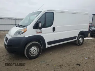 2020 Ram ProMaster Cargo with VIN 3C6TRVAGXLE105580, listed as a Copart auction lot 86337274 with 74,676 mi miles and Salvage Title. Bid and sale history available at carsss.com. Image 1.