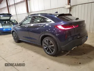 2024 Infiniti QX55 Essential with VIN 3PCAJ5KR9RF108982, listed as a Copart auction lot 47982205 with 8,285 mi miles and Salvage Title. Bid and sale history available at DreamBid. Image 2.