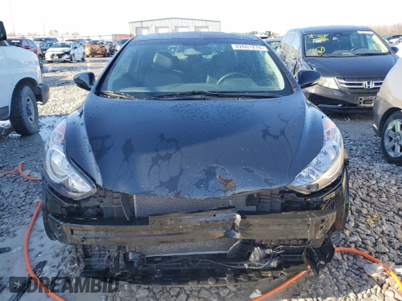 2013 Hyundai Elantra Coupe GS with VIN KMHDH6AE0DU001327, listed as a Copart auction lot 82601274 with 45,293 mi miles and Salvage Title. Bid and sale history available at carsss.com. Image 5.