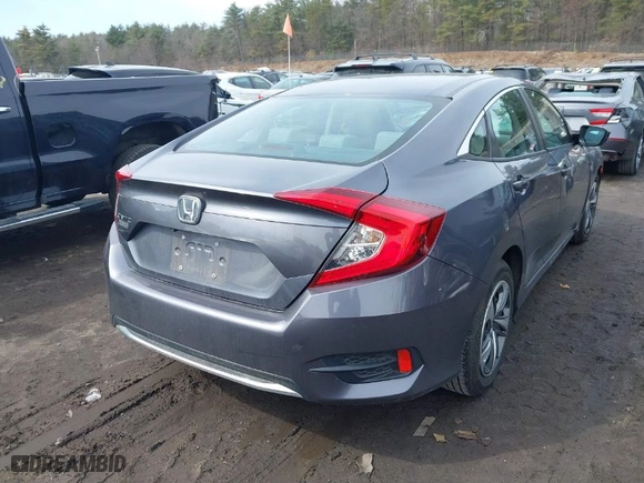 2020 Honda Civic Sedan LX with VIN 2HGFC2F68LH552792, listed as a IAAI auction lot 41782560 with NaN miles. Bid and sale history available at carsss.com. Image 15.