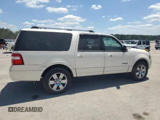 2008 Ford Expedition Max Limited with VIN 1FMFK19578LA70755, listed as a Copart auction lot 54750095 with 169,916 mi miles and Clean title. Bid and sale history available at DreamBid. Image 3.