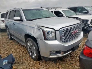 2015 GMC Yukon Denali with VIN 1GKS1CKJ4FR226192, listed as a Copart auction lot 51255745 with 112,342 mi miles and Salvage Title. Bid and sale history available at carsss.com. Image 4.
