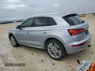 2019 Audi Q5 Prestige with VIN WA1CNAFY6K2097305, listed as a Copart auction lot 42100015 with 56,562 mi miles and Salvage Title. Bid and sale history available at carsss.com. Image 2.