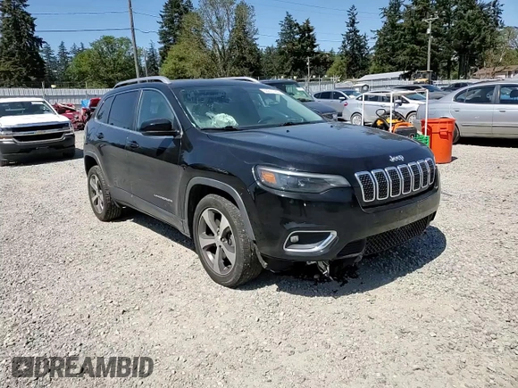 2020 Jeep Cherokee Limited with VIN 1C4PJLDB5LD654322, listed as a Copart auction lot 55511785 with 80,098 mi miles and Salvage title. Bid and sale history available at DreamBid. Image 14.